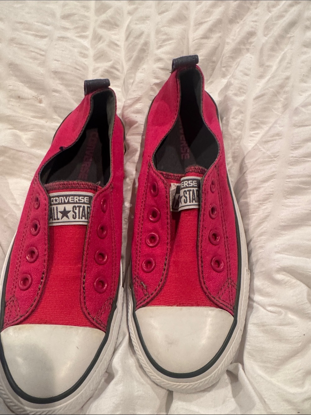 Converse women pink Slip-On Canvas Sneakers